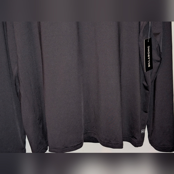 Billabong Surf Shirt Throwback Long Sleeve Mens Shirt Black Size Large L New $70 - Picture 3 of 14